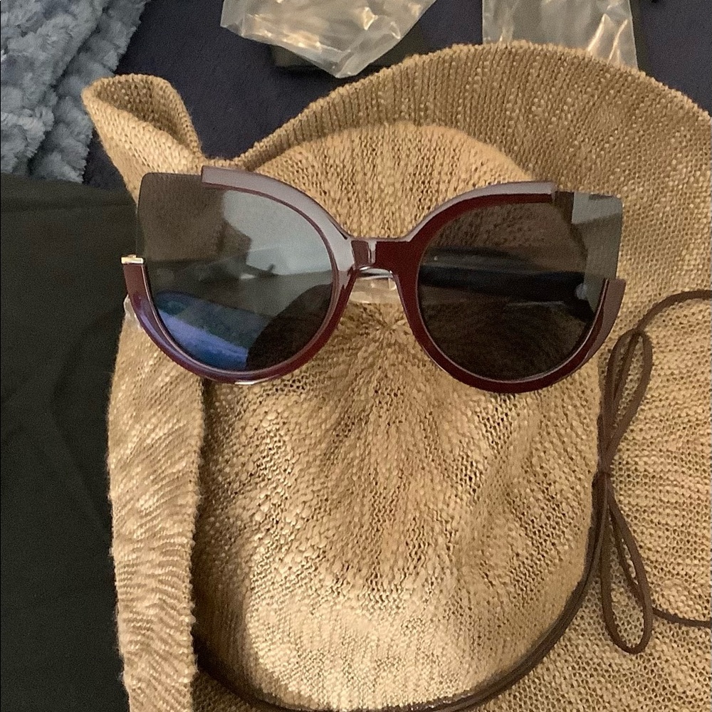 Brown Cat Eye Sunglasses